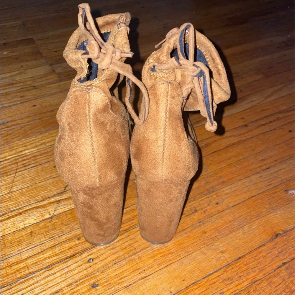 Nude booties